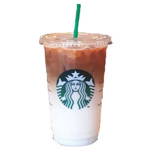 Starbucks Iced Blonde Caffe Latte with 2% milk