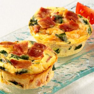 Turkey And Cheddar Mini Quiche