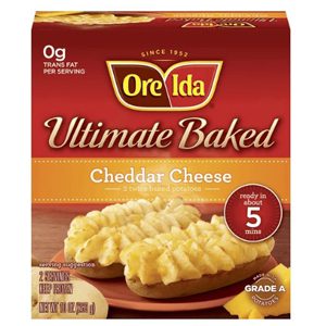 Cheddar Cheese Ultimate Baked Potatoes, frozen