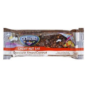 Chocolate Almond Coconut Chewy Nut Bar