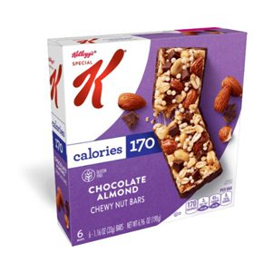 Nourish, Chewy Nut Bars, Chocolate Almond