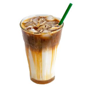 Starbucks Iced Caramel Macchiato with whole milk