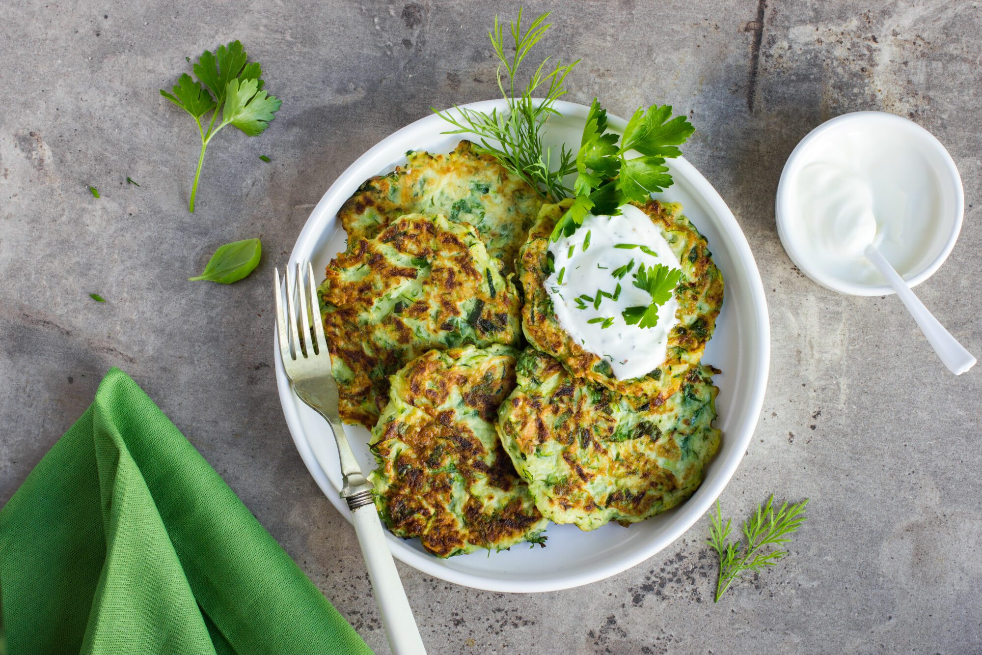 zucchini pancakes