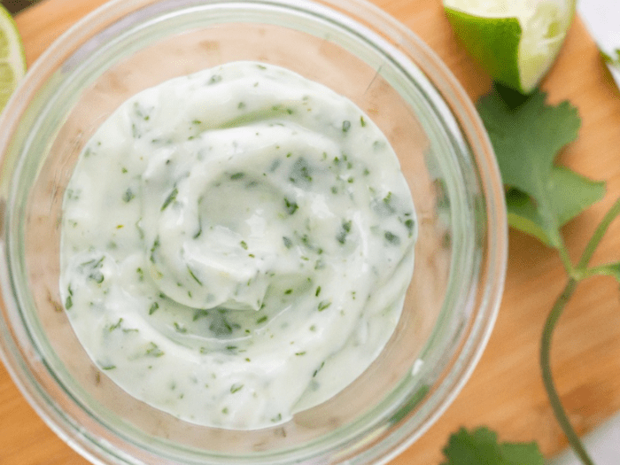 Coconut lime dressing