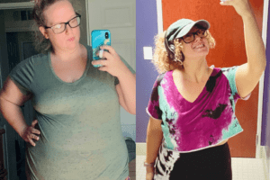 Kinsie Romero before and after keto photos