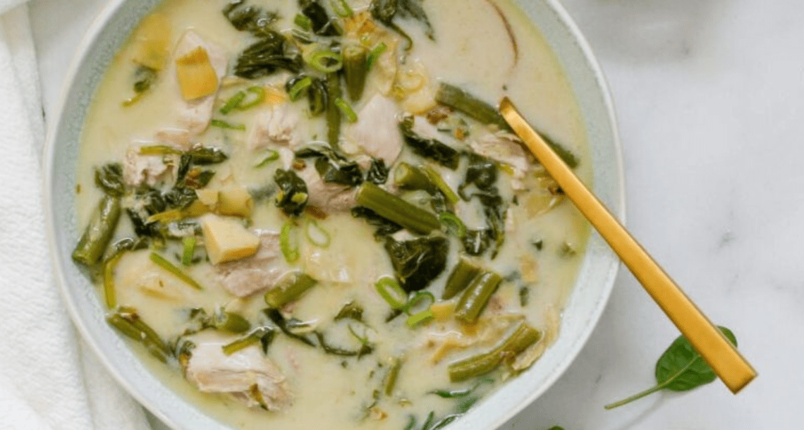 One pot creamy chicken and artichoke stew