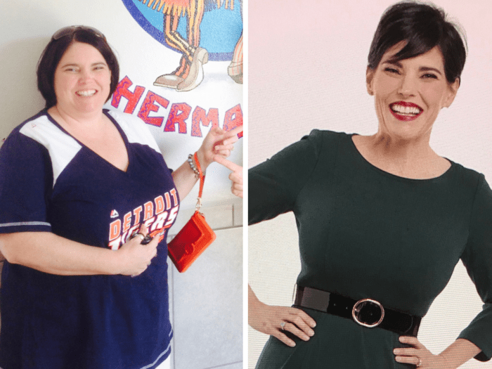 Christine Trimpe before and after her keto success