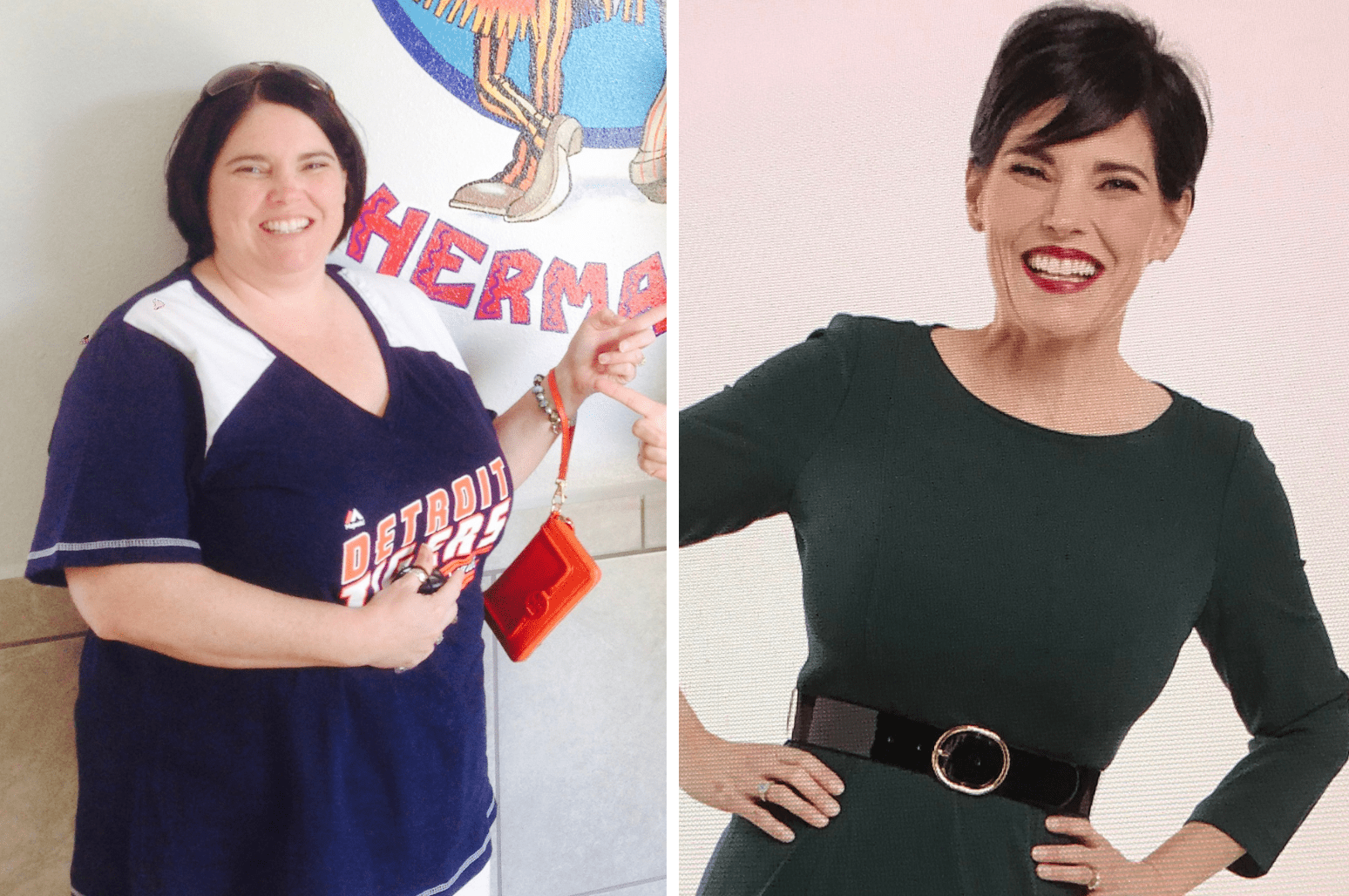 Christine Trimpe before and after her keto success
