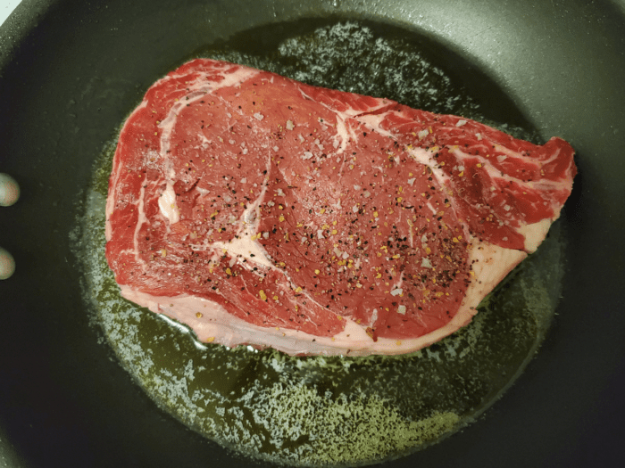 Carnivore diet recipe for pan-seared steak