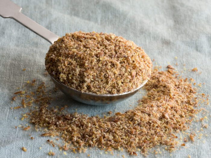 Flaxseed meal as an almond flour substitute