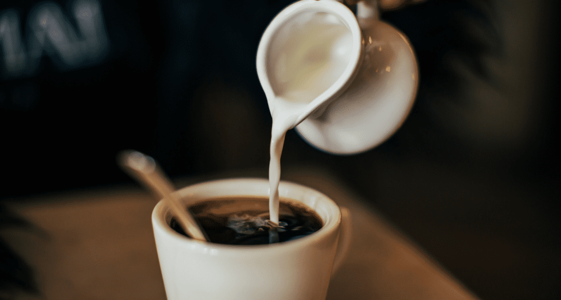 Milk in coffee can kick you out of ketosis